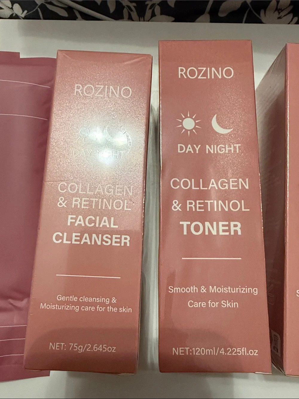 11 piece Rozino Collagen & Retinol Skincare Bundle + Facial Masks NWT